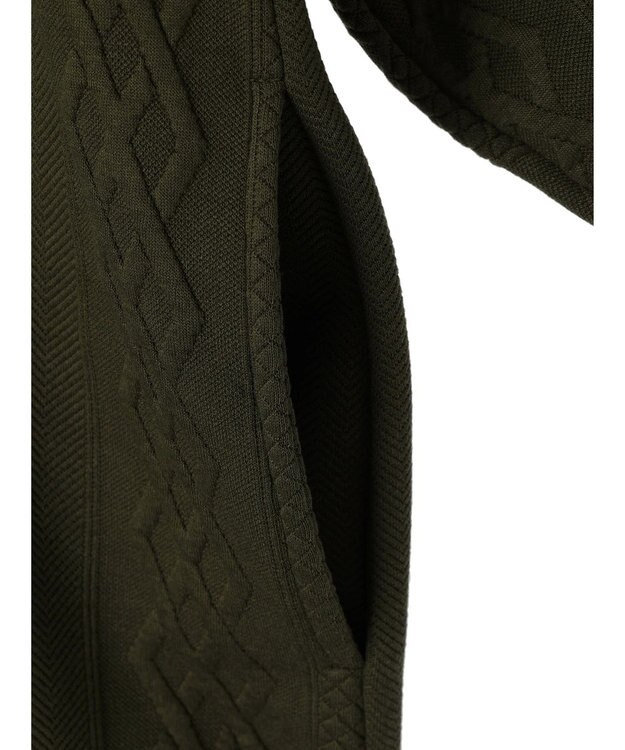 CRAFT STANDARD BOUTIQUE JQカット切り替えカーディガン1 Khaki