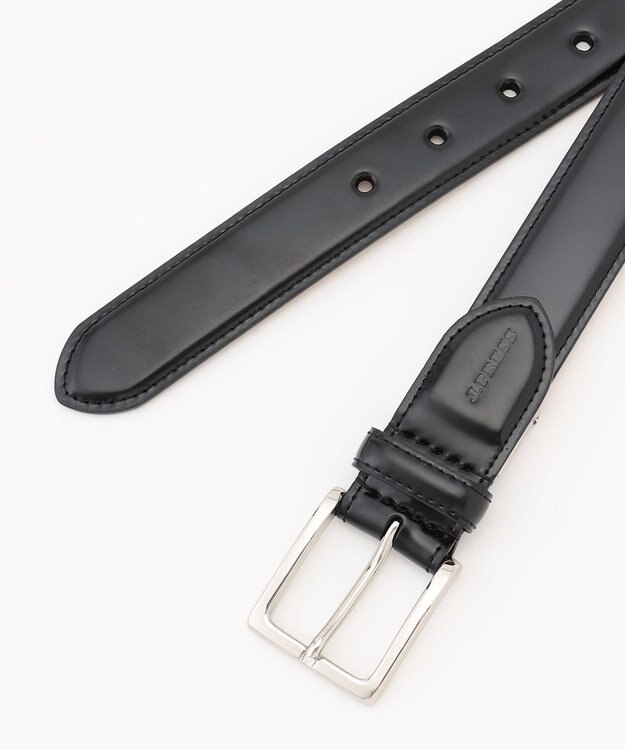 J.PRESS MEN 【定番】コードバン ドレスベルト ブラック系