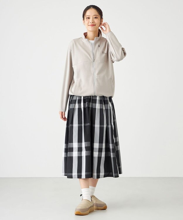 SHARE PARK LADIES 【UVカット・吸水速乾・ストレッチ・軽量・アンチピリング 】ダンボールトラックジャケット（S・Mサイズ） ベージュ系