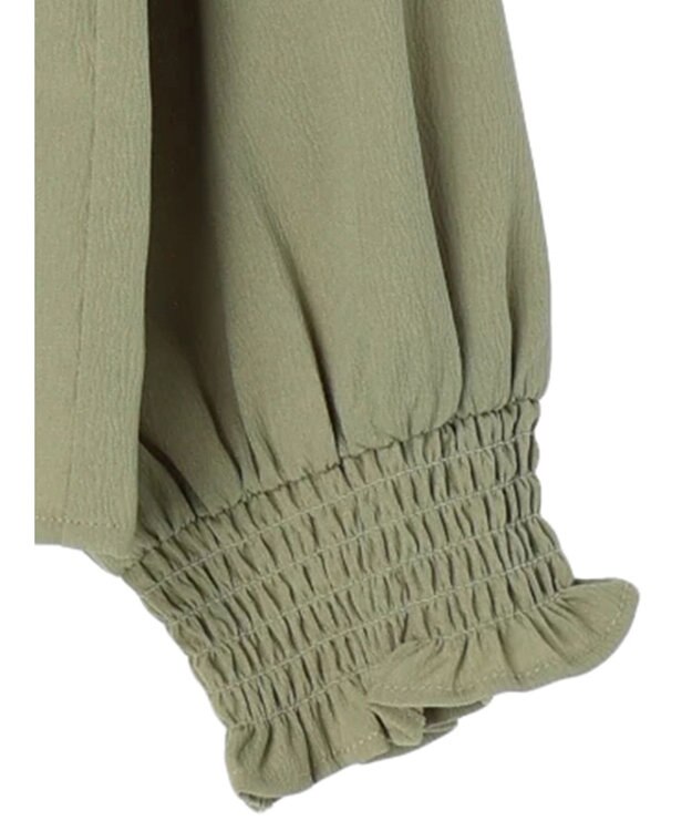 Green Parks ・ＥＬＥＮＣＡＲＥ　ＤＵＥ　ハイネックブラウス Light Khaki