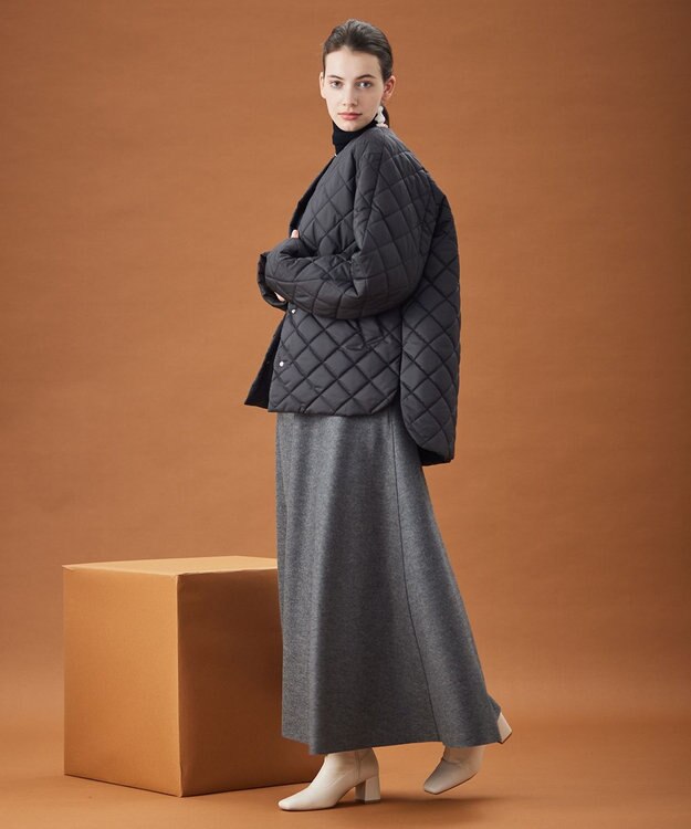 BEIGE， 【S-size】CORBY / フレアスカート C.Gray