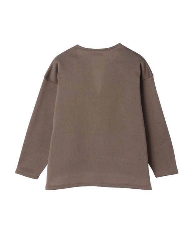 CRAFT STANDARD BOUTIQUE ニットフリースキーネックプルオーバー Brown