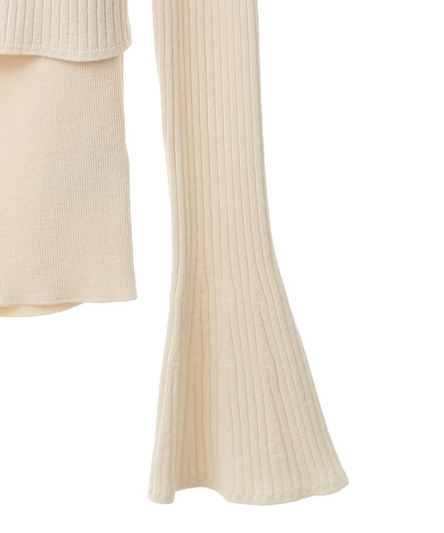 YECCA VECCA 【2点セット】キャミセット襟付きカーディガン Ivory