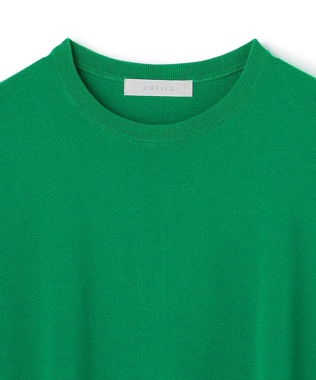 UNFILO 【リピート率の高さが魅力！毎シーズン大好評】マイビューティニット クルーネック グリーン