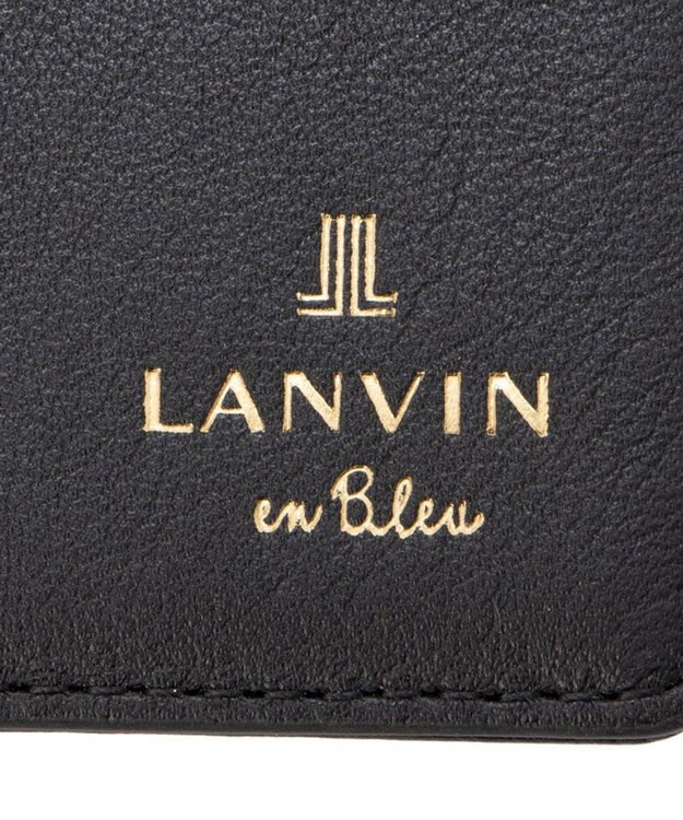 LANVIN en Bleu カルラ リール付きパスケース ブラック