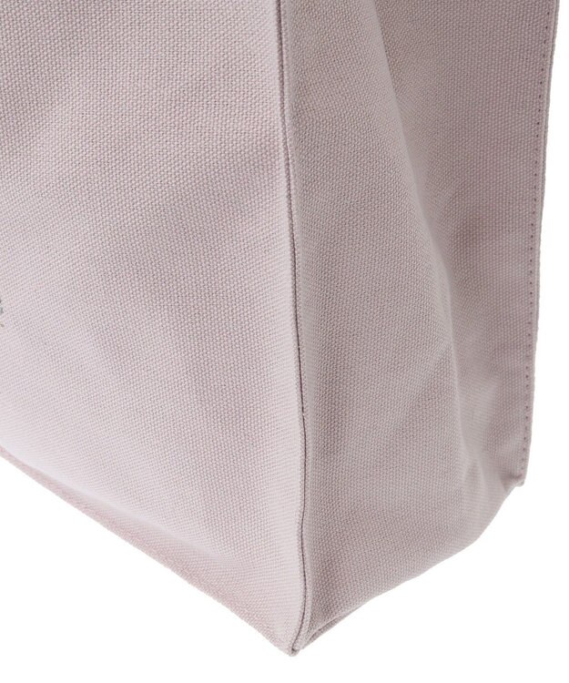 Maison de FLEUR ブランドロゴ刺繍スクエアトートバッグ Grayish Pink