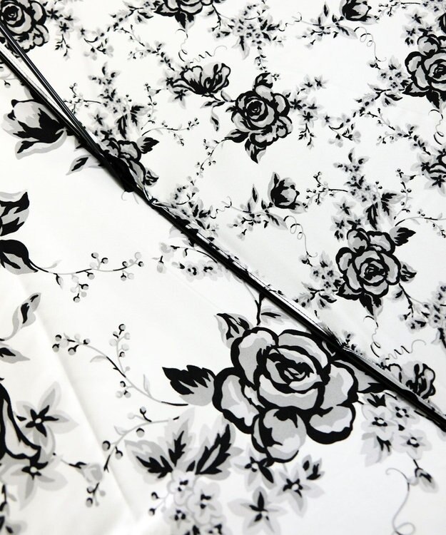 +RING レディース向け プラスリング 雨傘（長）60cm FLW T1258 2重張り傘 黒