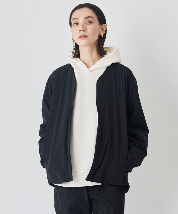 UNFILO MENS 【男女兼用】FINE MOVE+ ノーカラージャケット [23年秋冬商品] ブラック