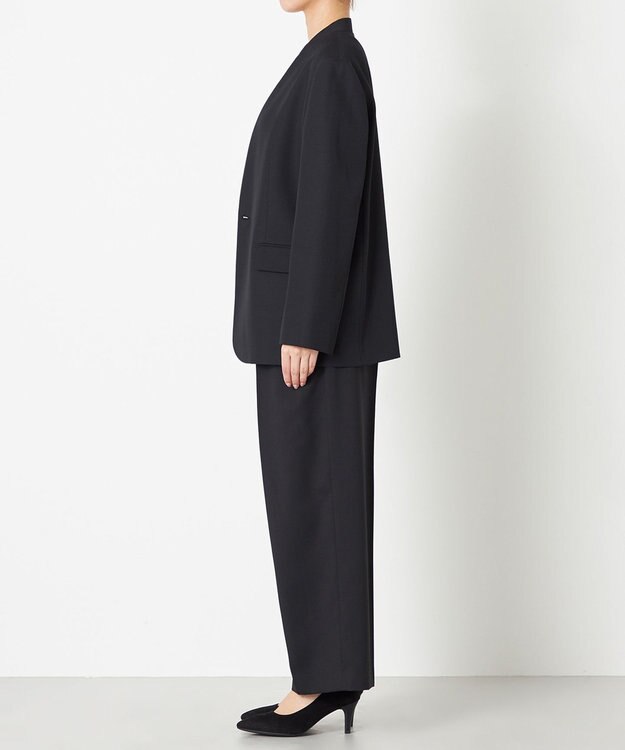 NAVE 【Nave】ウールポリエステルツイル ジャケット ブラック系