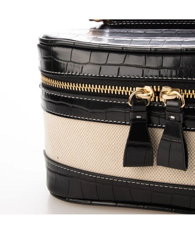 UNBILLION kakatoo バンブーハンドル2wayバニティバッグ ブラック