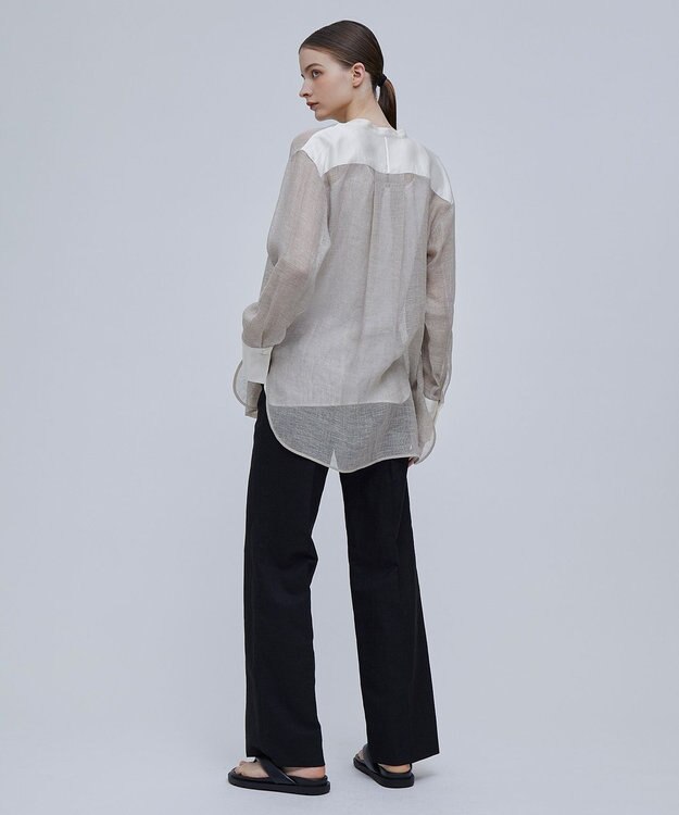 BEIGE， CLAUDE / ワイドストレートパンツ Black