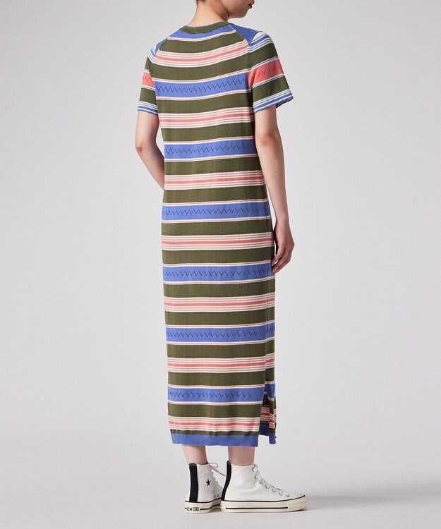 Paul Smith マルチボーダー ニットワンピース マルチカラー