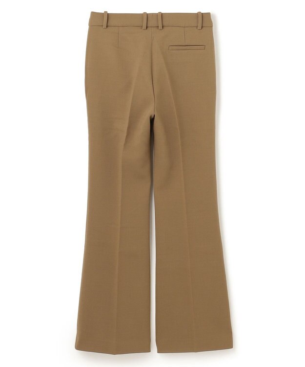 JOSEPH クレープウールストレッチ　フレアートラウザーズ Khaki