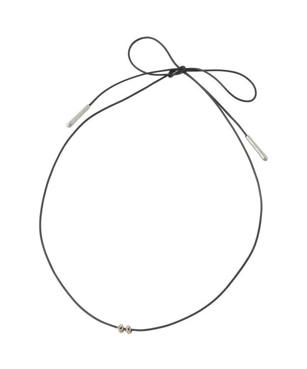 Green Parks メタルポイントコードネックレス Black