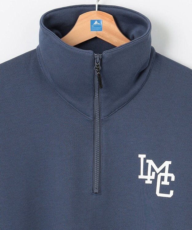 SHARE PARK LADIES 【UNISEX】MVS裏毛ハーフジップスウェット（S・Mサイズ） アッシュネイビー