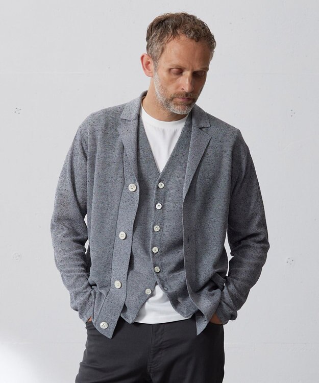 J.PRESS MEN 【HYBRID LINEN】アンカージャケット ライトグレー系7