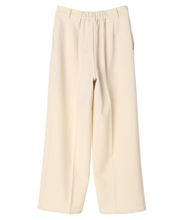 earth music&ecology Ｔ／Ｒストレートパンツ（Ｉｖｏｒｙ） Ivory