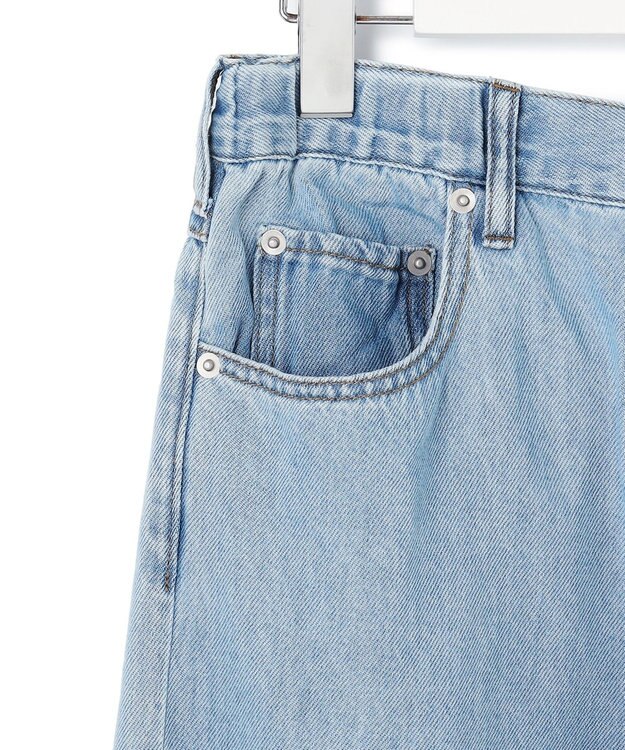 J.PRESS YORK STREET 【WOMEN】ソフトワイドデニム ダルブルー系