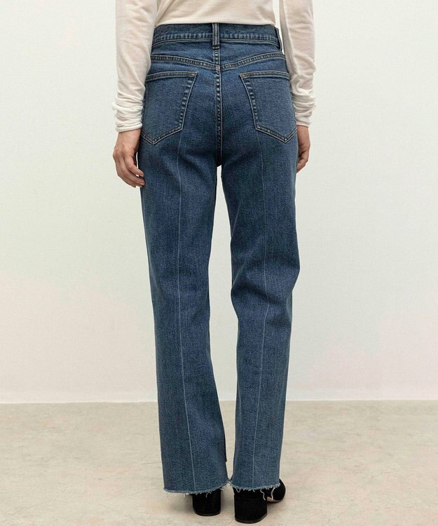 NAVE 【ReNAVE　洗える】ストレッチデニム ブルー