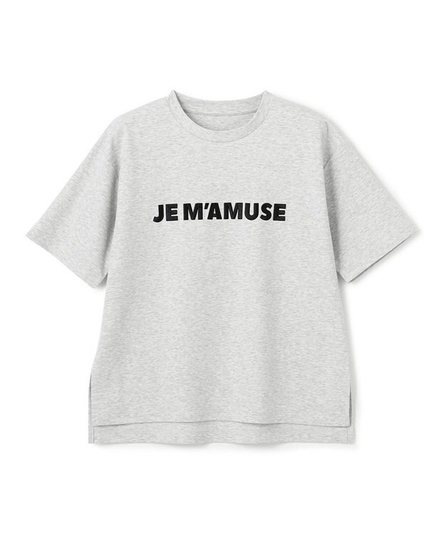 UNFILO BEAUTY FORM-Tコットン ロゴ半袖T トップグレー