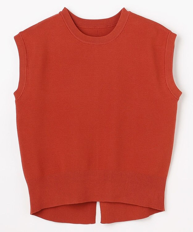 ANY フレンチスリーブニット オレンジ