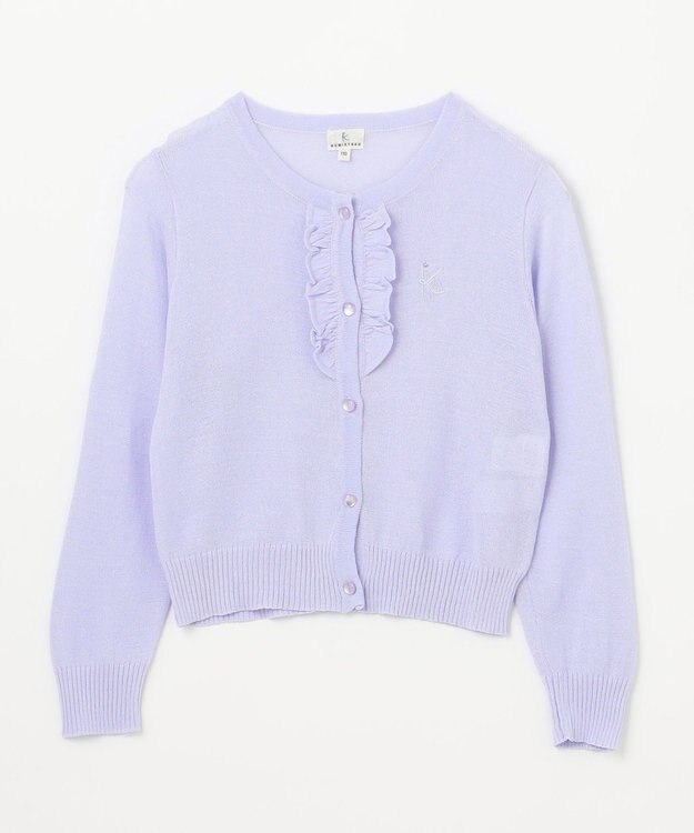 組曲 KIDS 【110-140cm】シアー カーディガン ラベンダー系