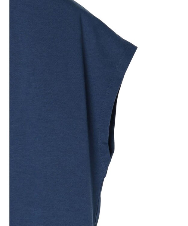 AMERICAN HOLIC 接触冷感フレンチスリーブカットプルオーバー Blue