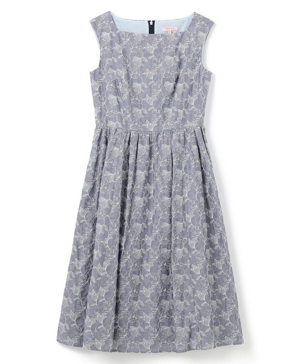 TOCCA 【洗える・消臭】CHAMBRAY GARDEN ドレス ブルー系7