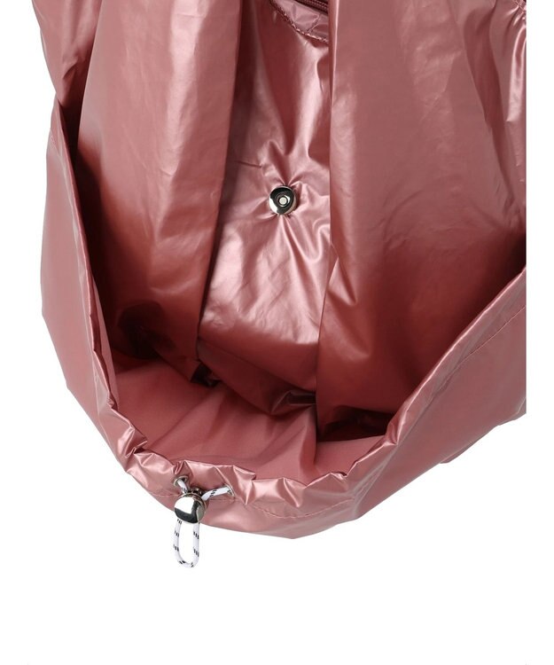 Green Parks ａｎｄｍｉｋｋａ　ドロストバルーンメタリックトート Pink