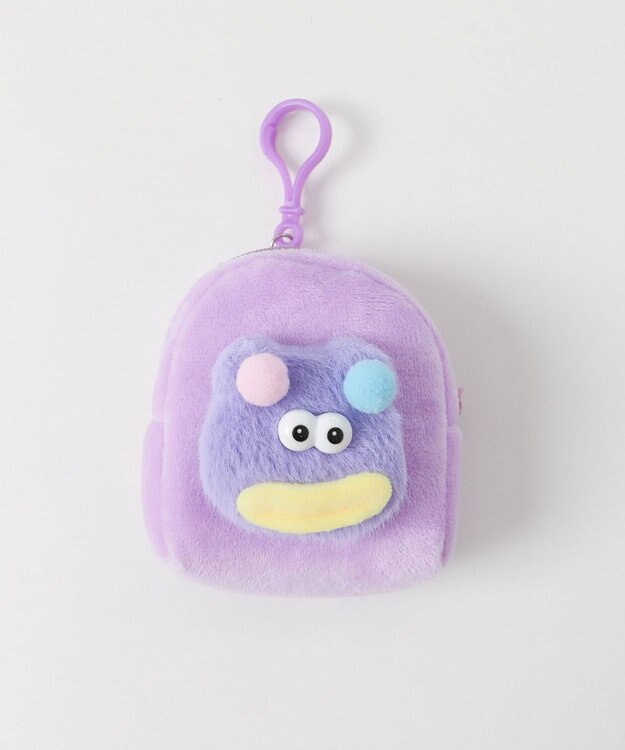 WEGO カラフルくまくまモンスターぬいぐるみポーチ パープル