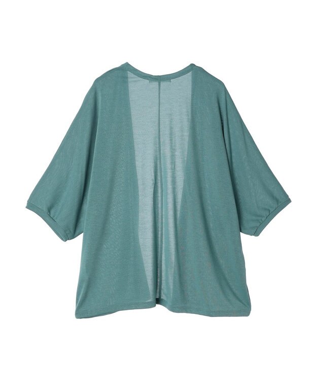 Green Parks よくばり　半袖カットドルマンカーディガン Mint