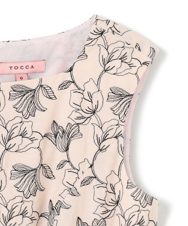 TOCCA 【洗える・消臭】CHAMBRAY GARDEN ドレス ブラック系7