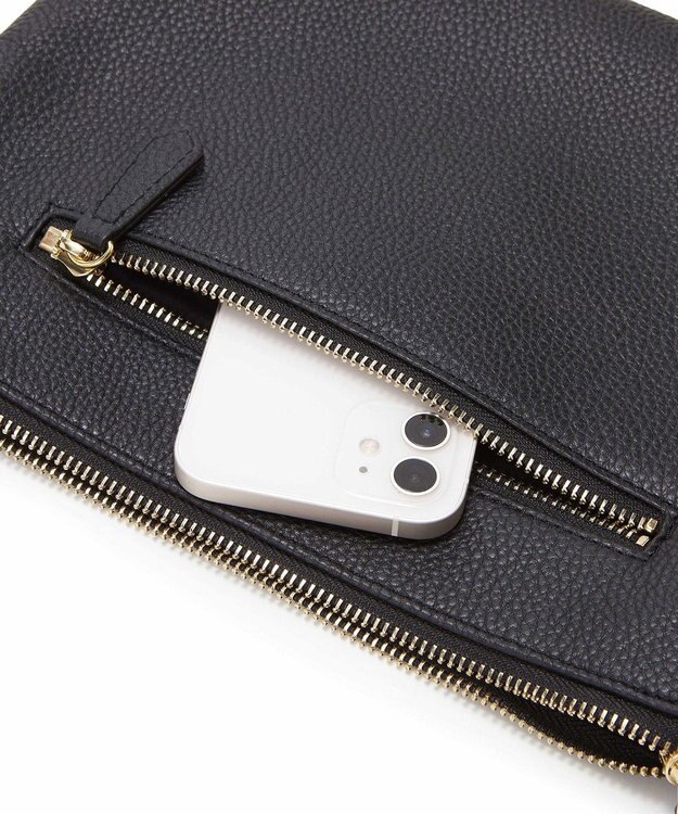 TOPKAPI 【TREASURE TOPKAPI】ストライプベルト・レザー2wayショルダーバッグ グレージュ