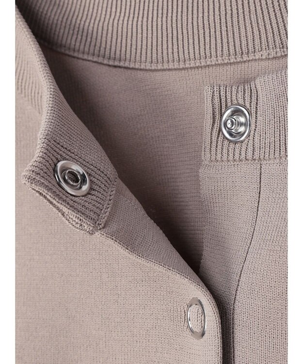 Green Parks ・ｆｕｒｒｙ　ｒａｔｅ２ｗａｙかる~いニットカーデ Light Gray