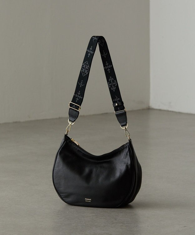 russet 2WAYショルダーバッグ【ソフトレザー】(CE-1447) Black