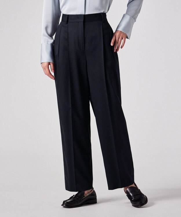 Paul Smith トラベル タックパンツ ネイビー