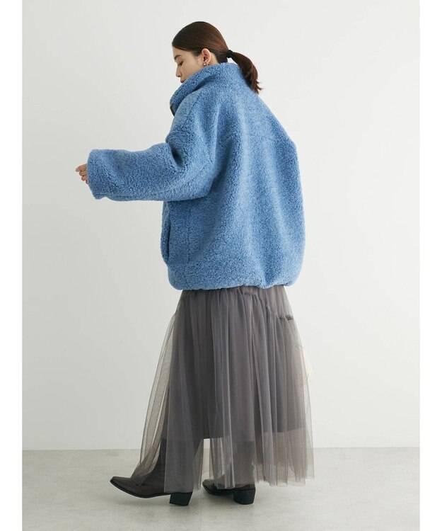 Green Parks ・ＥＬＥＮＣＡＲＥ　ＤＵＥ　テディベアボアコート Blue