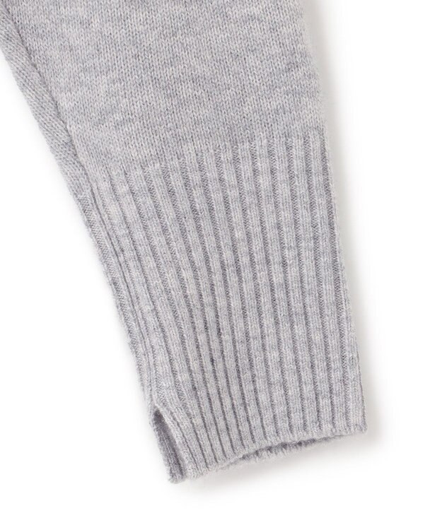 23区 【滝沢眞規子さん着用/洗える】ウールカシミヤ クルーネック ニット ライトグレー系