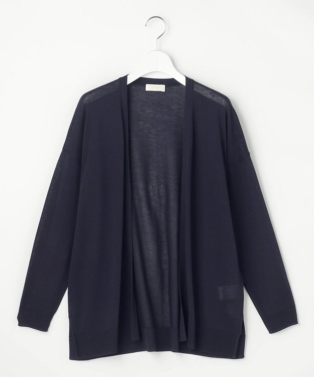 ANY SIS S エアリーライト ニットカーディガン ネイビー