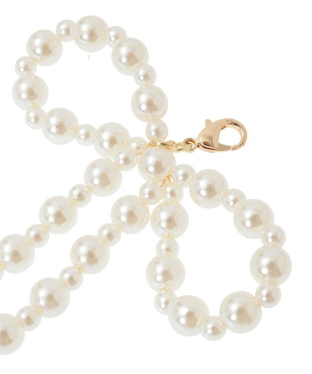 Maison de FLEUR パールリボンチャームセット Off White