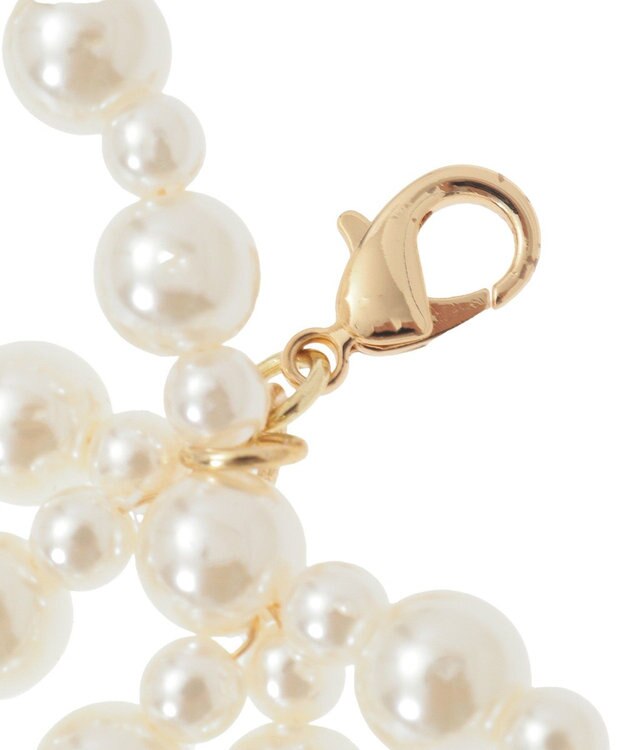Maison de FLEUR パールリボンチャームセット Off White