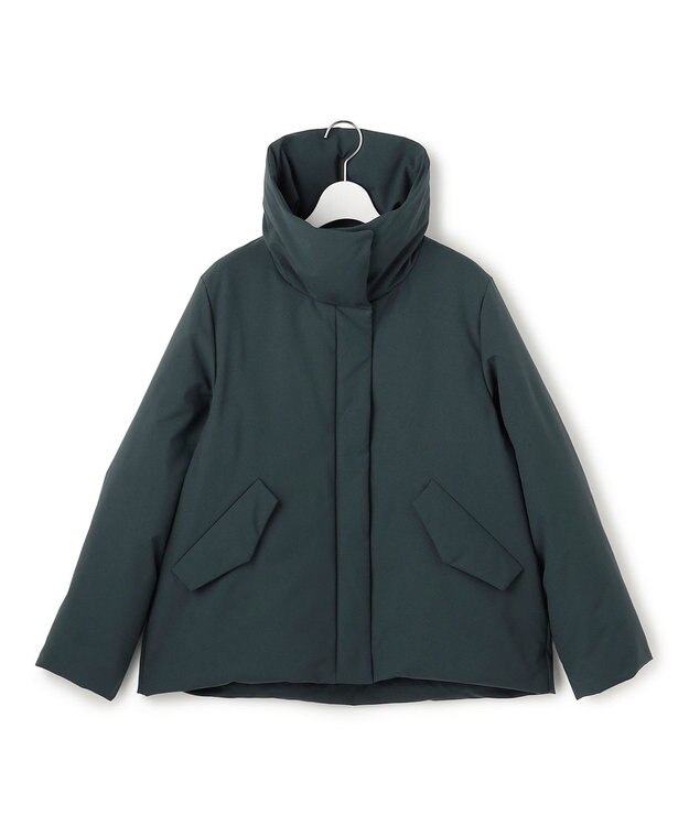 23区 L 【一部店舗限定/滝沢眞規子さん着用/撥水加工】ミリタリー Aライン ダウンコート パイングリーン系