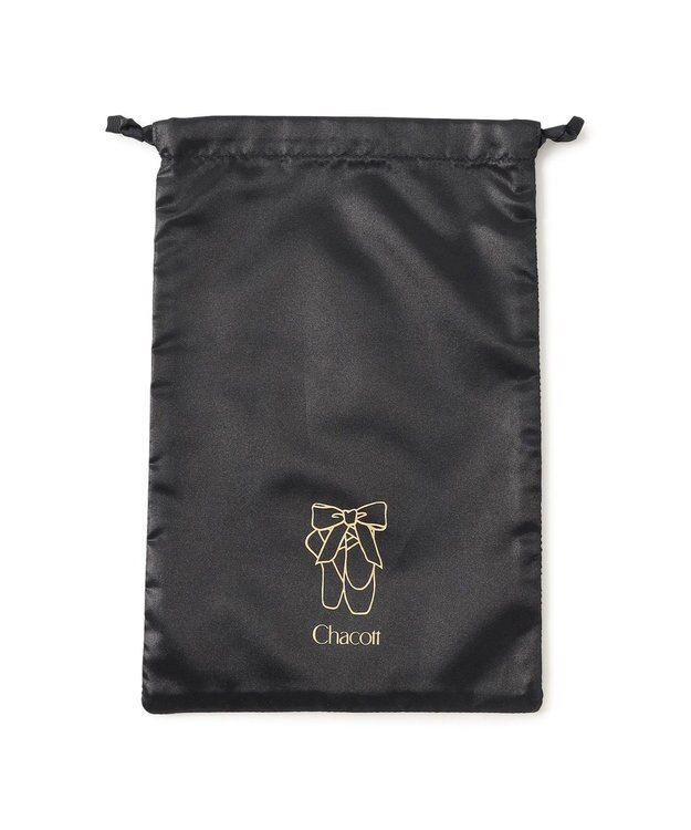 Chacott ポワント半メッシュ巾着M ブラック