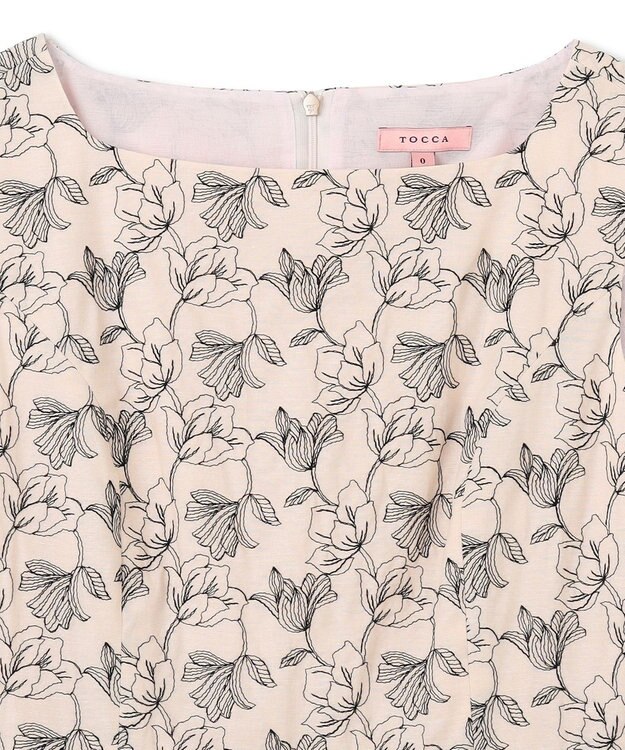 TOCCA 【洗える・消臭】CHAMBRAY GARDEN ドレス ブラック系7