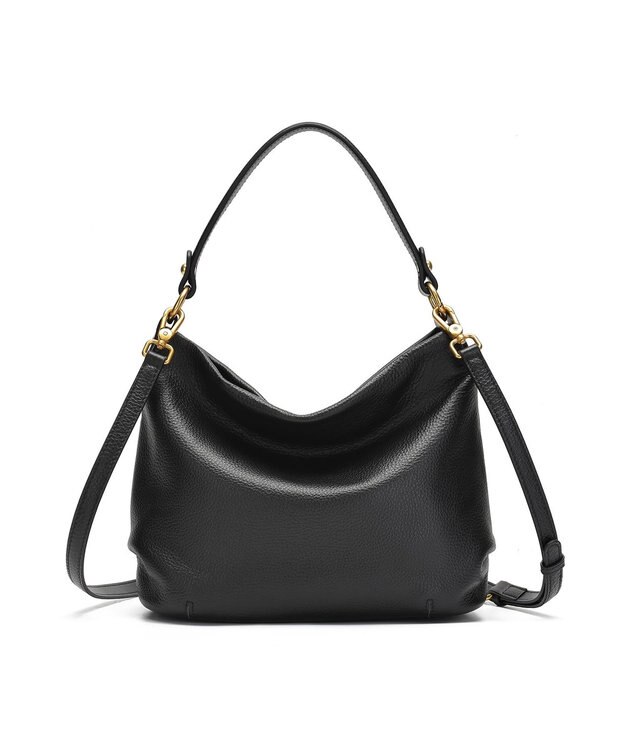 style code [Lyrss/リルス] ナチュラルレザー 2WAY ショルダーバッグ ブラック