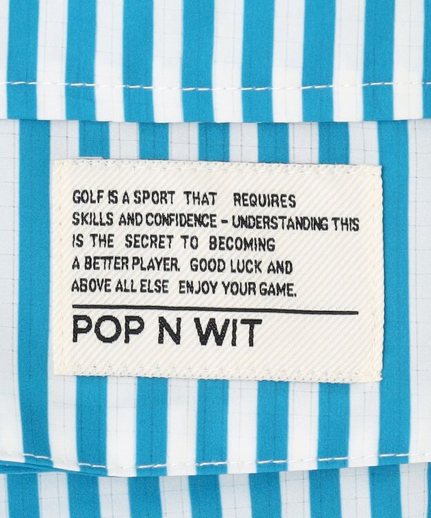 PW CIRCULUS 【高通気 / 軽撥水 / 軽量のDotAir 使用】【MEN】ストライプ柄ショーツ サックスブルー系2