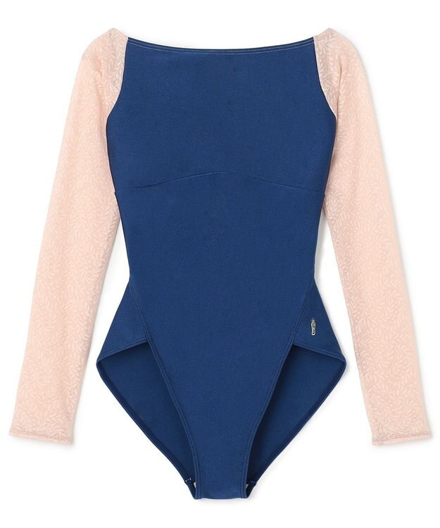 Chacott ロングスリーブレオタード ブルー