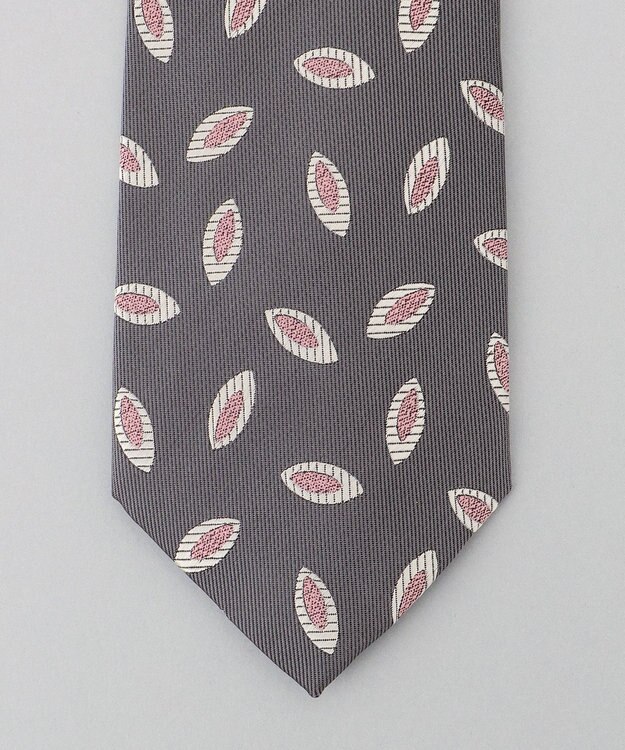 GOTAIRIKU 【日本製】西陣ネクタイ_グレー×ピンク系 グレー系5