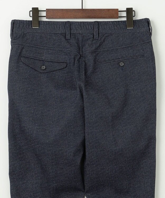 JOSEPH ABBOUD 【キングサイズ・ウエストも伸びる！/ストレッチ/弱撥水】ツィーディジャージ パンツ ネイビー系4