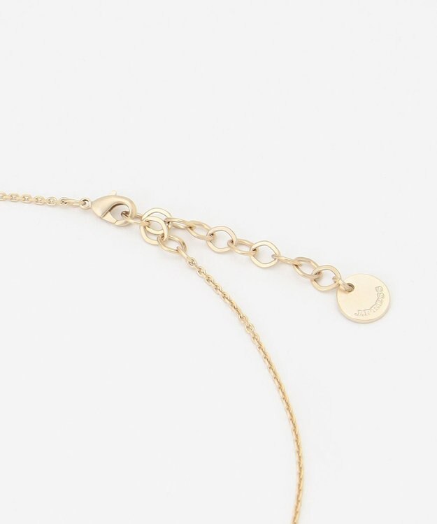 J.PRESS LADIES オーバルドロップ ネックレス ゴールド系